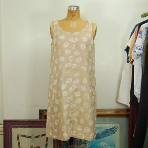 J. Jill Linen Floral Tent Tank Dress